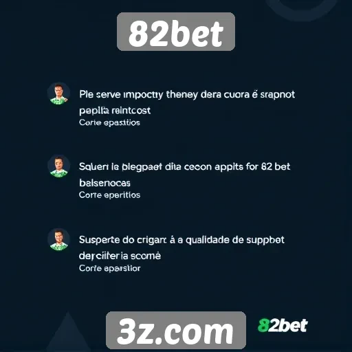 Feedback dos usuários sobre o suporte ao cliente do 82bet